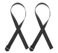 ifundom 2pcs Nylon Rowing Machine Pedal Straps with Plastic Buckle, Replacement Exercise Bike Foot Straps to Rowing Posture and Resist Breaking, for Home Fitness Routines and Gym Equipment