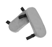 ifundom 2pcs Office Chair Arm Pads Soft Plush Foam Armrest Covers with Hidden Zipper Comfortable Elbow Cushions for Gaming Chairs and Hard Desktops Easy Cleaning Arm Rest Replacement