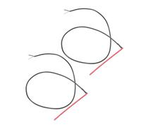 ifundom 2pcs Passive Piezo Pickup Acoustic Guitar Pickup with High Stability Sturdy Pvc and Metal Construction Modern Aesthetic Stylish Design Replacement Supplies for Ukulele and Acoustic