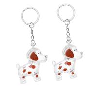 ifundom 2pcs Pet Hair Keepsake Box Dog Memorial Keychain for Ashes Storage Bottle Charm Dog Urns Keepsake for Remembrance for Pet Hair Collection and Commemorative Ornament