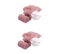 ifundom 2pcs Photo Props Wrapped Cloth Adorable Wrap Boy Girl Creative Photography Props Wrap Cloth Headdress Swaddle Muslin Swaddle Blanket Photoshoot Photography Accessories