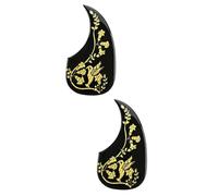 ifundom 2pcs Pickguards for Guitar Celluloid Guitar Pickguard Scratching Plate for Folk Parts Protecting Your Sound Cover during Playing