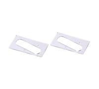ifundom 2pcs Pickups Cover Frame Replacement Edges for Electric Guitar Supplies Electric Guitar Mounting Ring Silver Rings Pickup Fits for Tremolo Cavity