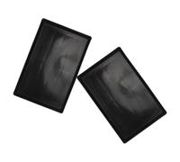 ifundom 2pcs Plastic Pet Cage Tray for Small Animals and Dogs, Thickened Reusable Tray with Large Capacity, Suitable for Rabbit Cages and Indoor Environments, Sturdy Black Plastic Base Pan