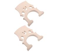 ifundom 2pcs Professional 4/4 Cello Bridge Made of Beige Maple Wood, Easy to Shape and Carry, for Practising and Can Be Placed in The Bag