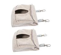 ifundom 2pcs Rabbit Cage Hay Feeders Storage Holders Hanging Feeding Pouches for Small Pets for Rabbits Guinea Pigs Reduces Waste Easy to Use