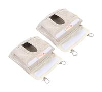 ifundom 2pcs Rabbit Feeding Pouches Hanging Bags for Small Animals Comfortable and Breathable Chinchilla Storage Holders Washable and Durable Feeders