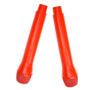 ifundom 2pcs Red Simulated Microphone Props for Pretend Play Party Cosplay Accessories for Stage and Media Interview Role-playing