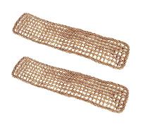 ifundom 2Pcs Reptile Lizard Hammocks Hand Woven Seagrass Climbing Beds for Bearded Dragons Geckos Iguanas Durable Pet Cushions Easy to Clean Removable Nest Pad