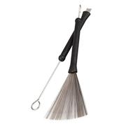 ifundom 2pcs Retractable Wire Drum Brushes with Nylon Steel Strands, Easy to Use Drumsticks for Reduced Wear on Drum Heads, Suitable for Jazz and Rock Percussion