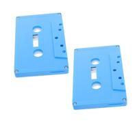 ifundom 2pcs Retro Cassette Decorative Blank Audio Cassettes for Music Party Table Centerpiece and Retro Decor Empty Tapes