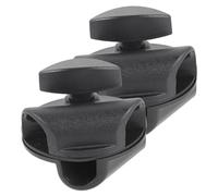ifundom 2pcs Rotatable Microphone Stand Arm Clamps, Universal Boom Mic Holder Clips for Live Broadcast and Podcasting, Compatible with 15mm to 19mm Stands, Small Desk Mount Accessories