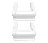 ifundom 2pcs Safety Door Handle Locks, Plastic Material with No Tools Needed Installation, Prevent Pets Entering Dangerous Places, for Home Use
