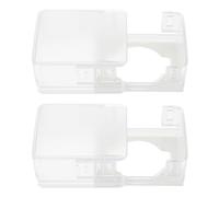 ifundom 2pcs Safety Door Knob Covers Anti-Lock Door Handle Protection for Easy Adult Unlock Adhesive Lock Proofing Guards for Home Use