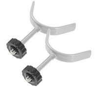 ifundom 2Pcs Safety Door Screws for Pet Gate Guardrail Punch Fixing Fittings with Smooth Head Easy Installation Protects Walls and Stairs Compatible with Domestic Gates