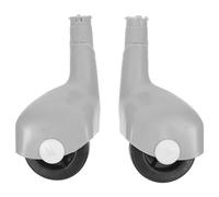ifundom 2pcs Scooter Replacement Wheels Front Swing Silent Casters for Indoor Outdoor Twist Cars Maneuverable Easy Installation Enhanced Stability and Balance