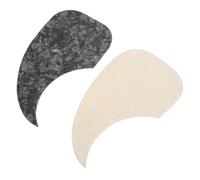 ifundom 2pcs Self Adhesive Waterdrop Pickguard for Folk Acoustic Guitars Scratch Resistant Guard Sticker Easy Installation for Professional and Amateur Players