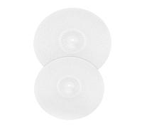 ifundom 2pcs Silent Cymbals Low Volume Drum Cymbals Practice for Drum Kit Jazz Fitting