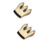 ifundom 2pcs Silent Practice Violin Mute Metal Fiddle Mute Half Violin Accessory Volume Control