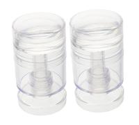 ifundom 2pcs Silicone Nail Stamper French Tip Nail Tool Adjustable Size Versatile Use Plastic Material Suitable for DIY Art at Home Experienced Artists and Beginners