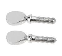 ifundom 2pcs Silver Flute Head Screws Replacement Metal Parts for Alto Tenor Flute Repair Music Accessories