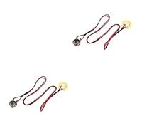 ifundom 2pcs Single Pickup Transducer Amplifier for Acoustic Instruments Easy Install Drum Trigger for Guitar Ukulele Mandolin Audio Pickup
