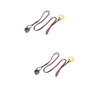 ifundom 2pcs Single Piezo Pickup Transducer for Acoustic Instruments Easy to Install Guitar Pickup Pre-wired Amplifier for Mandolin Violin Ukulele and More