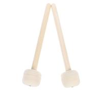 ifundom 2pcs Snare Wooden Drum Hammer with Wool Felt Head, Sturdy and Firm Drumsticks Featuring Smooth Wooden Handle for Bass Drum and Percussion Instruments
