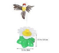 ifundom 2PCS Soaring Bird Cat Automatic Interactive Teasing for Indoor Cats and Kittens Bright Color Bite Resistant Playthings to Stimulate Energy and Prevent Furniture Scratching