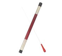 ifundom 2pcs Solid Wood Conductor Dark Red Orchestra Conducting Stick Music Supply for Performance and Marching Band Wood Material