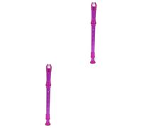 ifundom 2pcs Soprano Recorder Flute Music Playing Wind Instruments Abs Descant for School Recorder Instrument Random Color