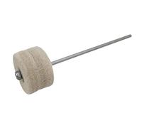 ifundom 2pcs Stainless Steel Shaft Drum Pedal Hammers for Jazz Drum Kits Felt Percussion Instrument Parts for Beater Replacement