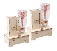 ifundom 2pcs Stem Tornado Maker Kit for Physics Learning Interactive Science Experiment for Classroom Stem Supplies DIY Weather Simulation for Early Education and Science Fairs