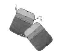 ifundom 2pcs Stroller Hanging Bag Capacity Organizer Mesh Storage Bag for Travel Pushchair Diaper