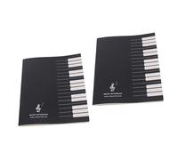 ifundom 2pcs Tabs Book Music Notebook Office School Stationery Book Hard Cover Writing Feel Protect Your Eyes