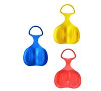 ifundom 2Pcs Thickened Grass Sand Sliding Boards Bum Slider Seat for Outdoor Use Wear-Resistant PE Material Kids and Adults Skiing Textured Surface Random Colour