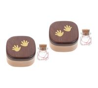 ifundom 2pcs Tooth Fairy Keepsake Box for Boys and Girls Cartoon Deciduous Tooth Storage for Boy Girl Capture Childhood Memories