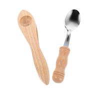 ifundom 2pcs Traditional Percussion Spoons Handmade Musical Spoons Fun Musical Percussion Instrument for Rhythm Traditional Instrument