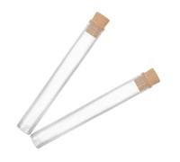 ifundom 2pcs Transparent Pet Hair Memorial Bottles for Cat Whiskers and Dog Hair Storage Clear Keepsake Jars and Cherished Mementos