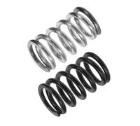 ifundom 2pcs Tremolo Arm Tension Springs for Electric Guitar and Bass Elastic Design for Smooth Accurate Pitch Control Easy Installation Black and Silver Options