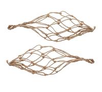 ifundom 2pcs Twine Wine Bottle Tote Bags with Rope Handles for Storage and Decoration, Reusable Wine Bottle Carrier Bags Suitable for Homes and Travel, Vintage and Retro Style