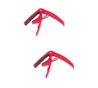 ifundom 2pcs Ukulele Capo for Acoustic and Electric Guitars Easy to Use Spring Loaded Clamp Quick Fret Position Changes Compatible Ukulele Banjo and Folk Guitars Stylish Design