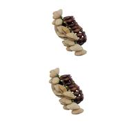 ifundom 2pcs Unique African Handbell Nutshell Bracelet Dance Wrist Chain Wooden Drum Accessory Boys and Girls