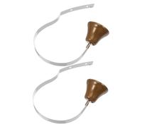 ifundom 2pcs Vintage Wall Mounted Metal Dog Doorbells Puppy Potty Training Communication Bells Loud Clear Jingle for Pet Toilet Training and Interactive Puppy Habit Development