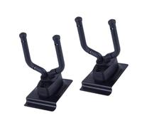 ifundom 2pcs Wall Mount Guitar Hook Guitar Rack Holder Groove Plate Rack for String Instrument for Bedroom Living Wall Storage