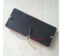 ifundom 2pcs Waterproof LED Tail Lights for Truck and Lorry, Square Abs Rear Lights with Low Power Consumption, for Night Use on Trailers and Caravans