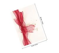 ifundom 2pcs Wedding Vow Books with Delicate Design and Good Texture, Practical Paper Vows Hand Cards for His and Her Use, for Wedding Banquets and Creating A Romantic Atmosphere