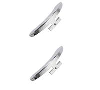 ifundom 2pcs Zinc Alloy Banjo Armrest Single Polished Finish for Enhanced Comfort and Durability for Vintage Model Restoration
