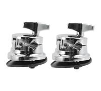 ifundom 2pcs Zinc Alloy Drum Leg Base for Tom Percussion Instruments Easy to Clean and Store Compatible Drum Types Professional Design for Drummers and Lightweight