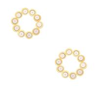 ifundom 2sets 29mm Diameter Piezo Disc Pickups Piezo Disc Brass Plate for Acoustic Pickup 10pcs*2